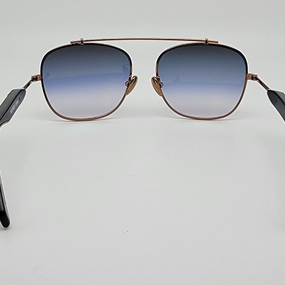 Westward Leaning Malcom No Middle 07 Rose Gold Frame Navy Blue Lens Sunglasses main image 12